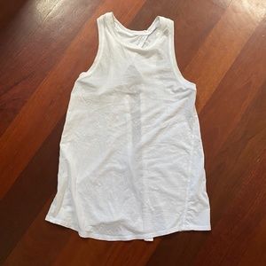 Lululemon All Tied Up Tank Top White Size 2